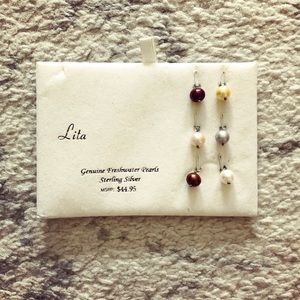 Colorful genuine freshwater pearl charm pendants